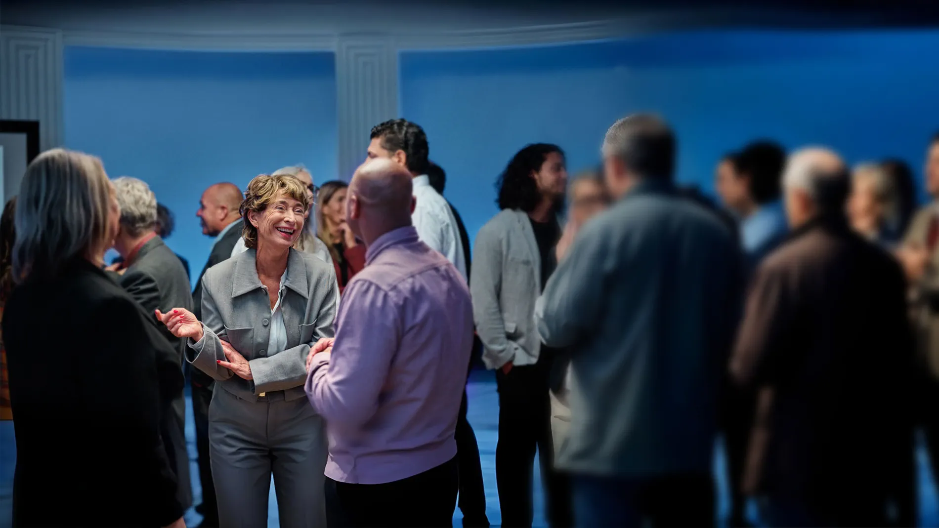 People in conversation